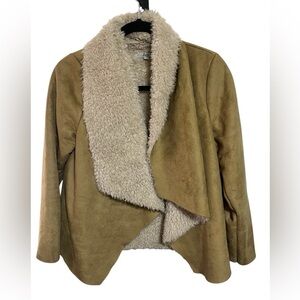 Bass Faux Suede Jacket Sz XS